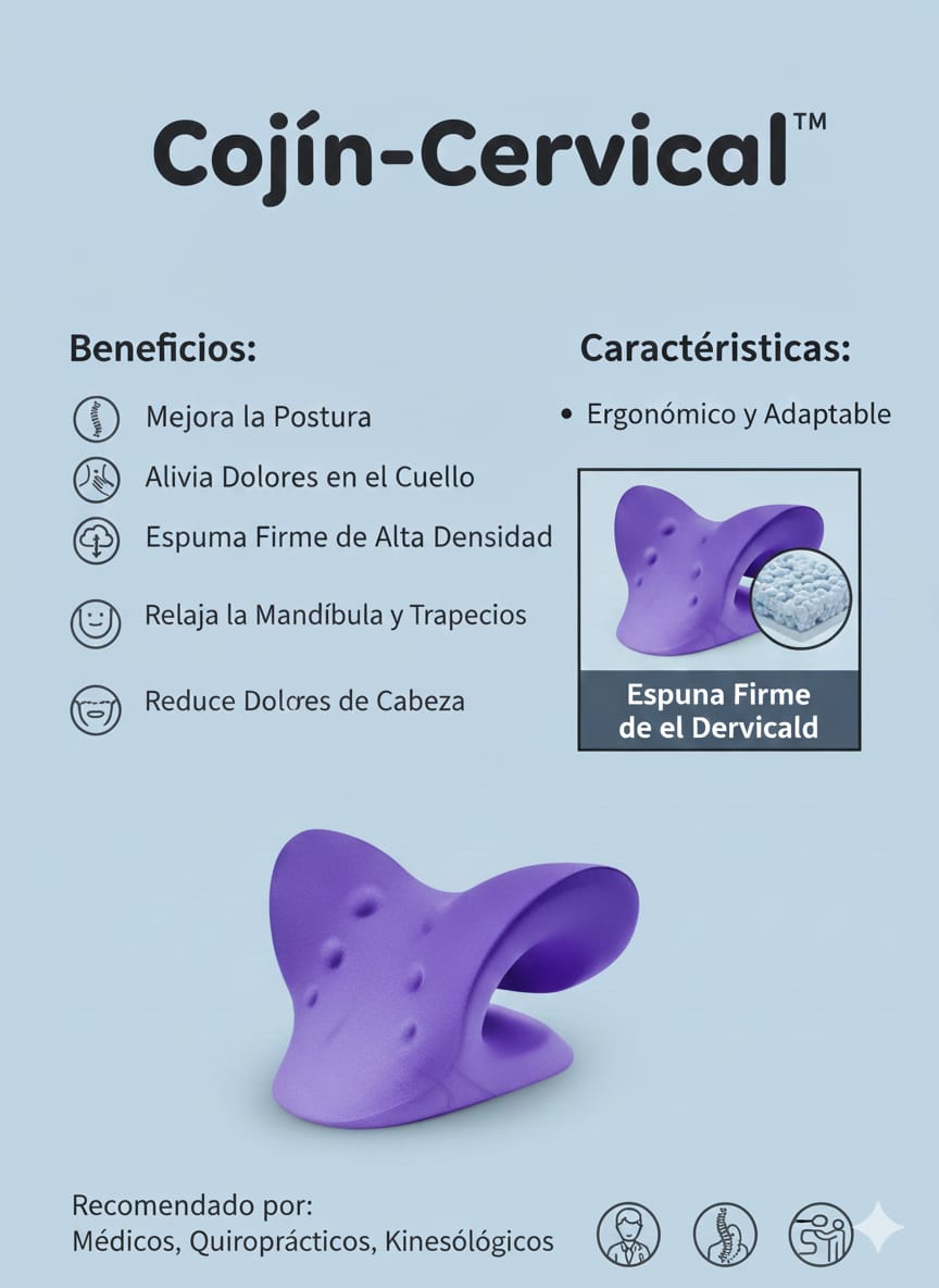 Cojin-Cervical™-Almohada Terapéutica Cervical