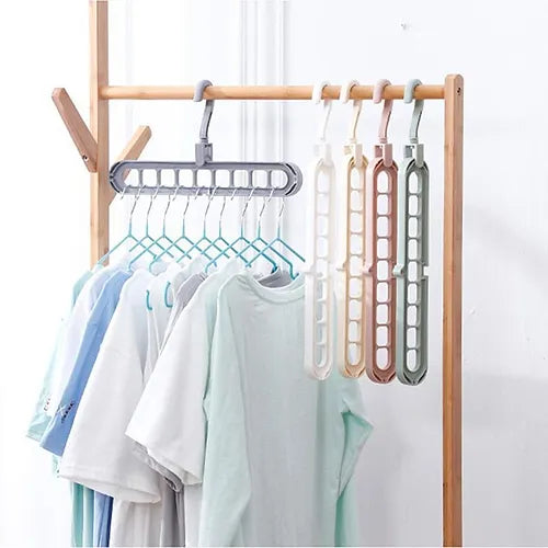 RopaFlex™-PACK 5 Colgador Organizador 9 en 1
