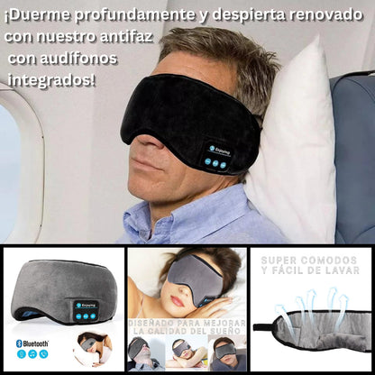 Antifax Pro-Relax™  Antifaz con bluetooth