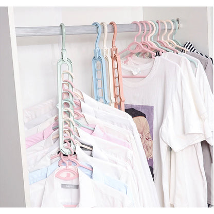 RopaFlex™-PACK 5 Colgador Organizador 9 en 1