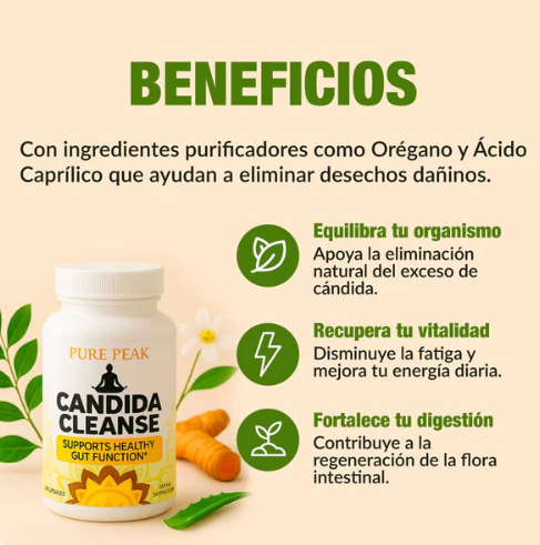CANDIDA CLEANSE™-Suplemento para regular hongo Candida